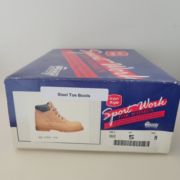 SAFETY BOOTS. Iron Age Safety Boots. Size 5 - Picture 11 of 12